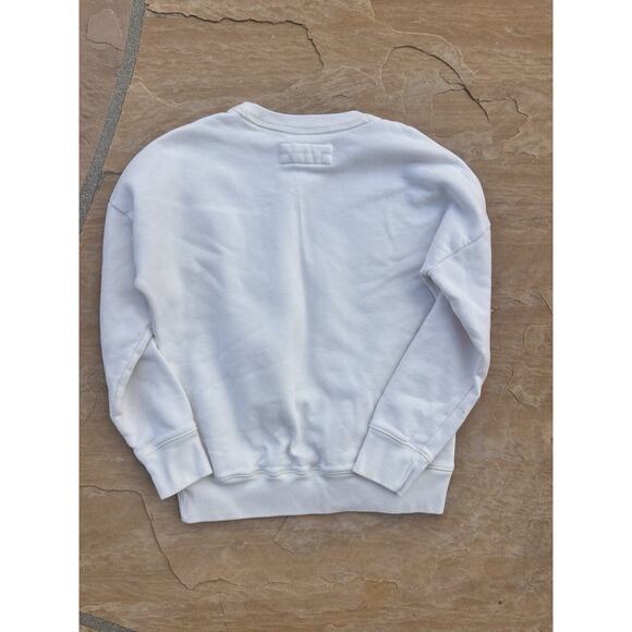 Abercrombie Kids Retro Print Floral Logo Sweatshirt Size 9/10 - Picture 3 of 3